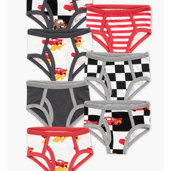 7-Pack Disney Cars Boy's Briefs by Monica & Andy - Picture 2 of 2